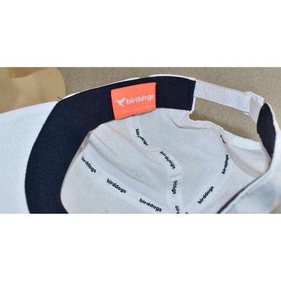 Bird Dogs Men Hat Cap Adjustable Strap Back White Golf Athletic Baseball Stretch - Picture 8 of 10